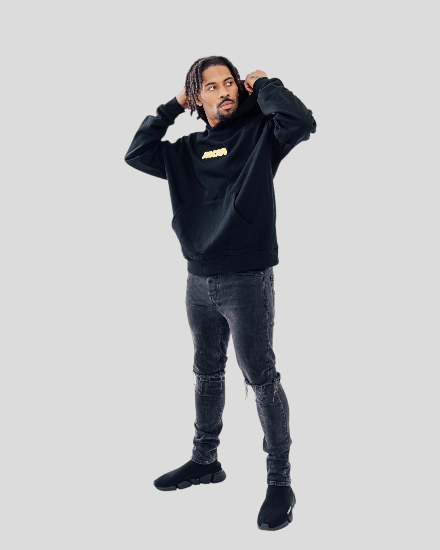 MEMBERS ONLY HOODIE YELLOW