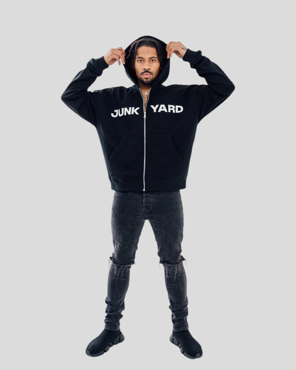 JUNKYARD ZIP-UP BLACK