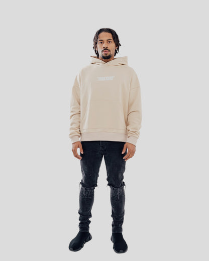 HUSTLER HOODIE BEIGE