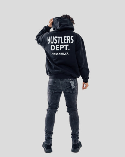 HUSTLER HOODIE BLACK