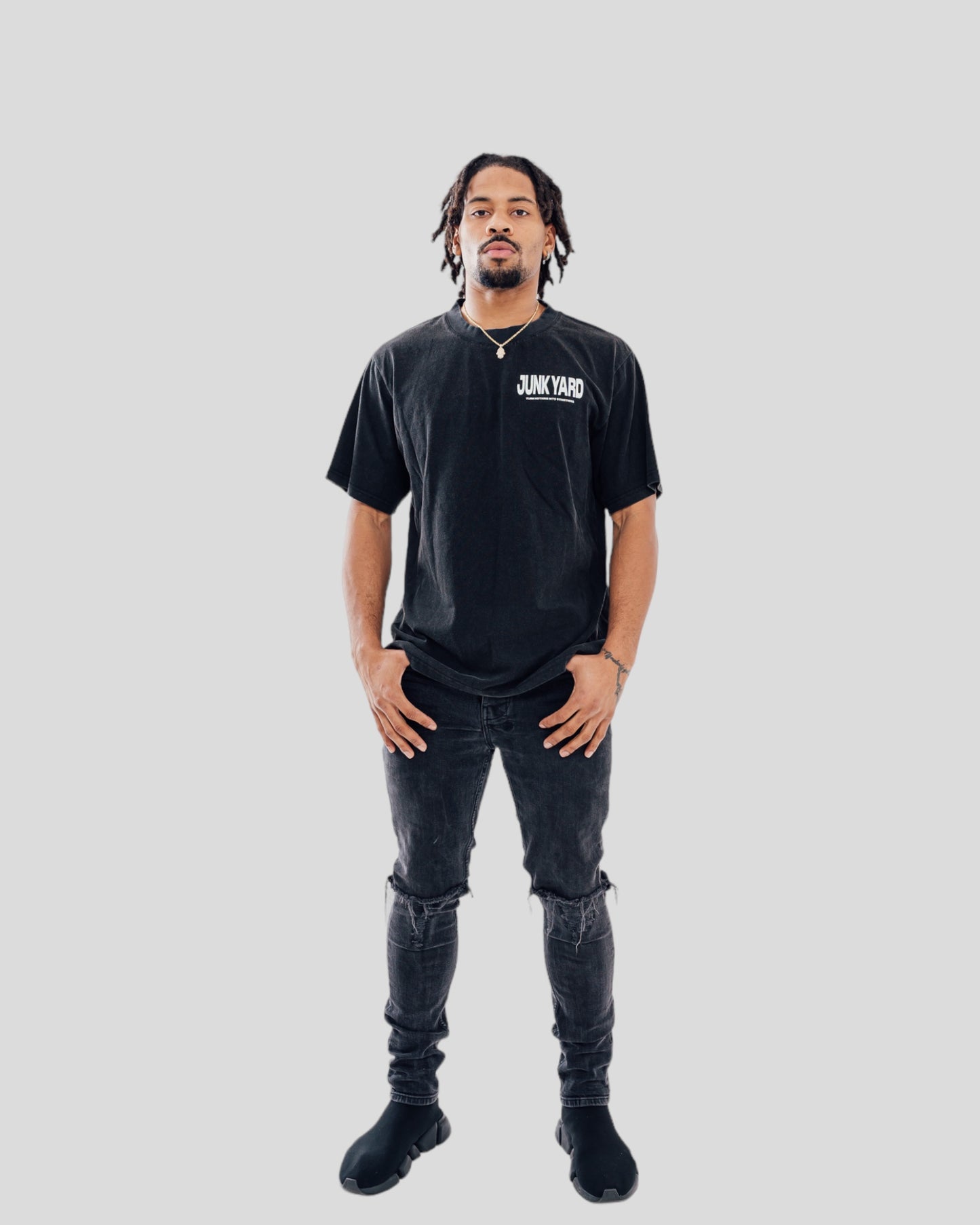 TN TEE WASHED BLACK